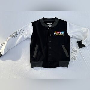 Nascar Black and White Kids Jacket